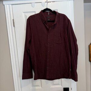 NWT RW&Co Mens Cotton Button Down Tailored Fit Size XL
